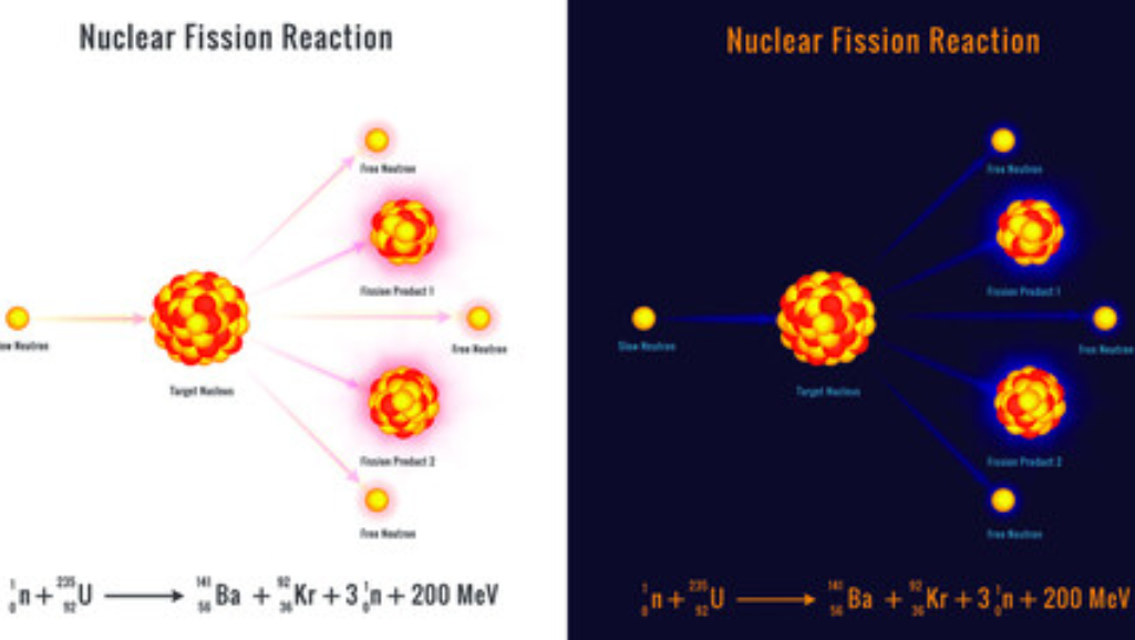in what part of the nuclear power plant does the chain reaction occur?